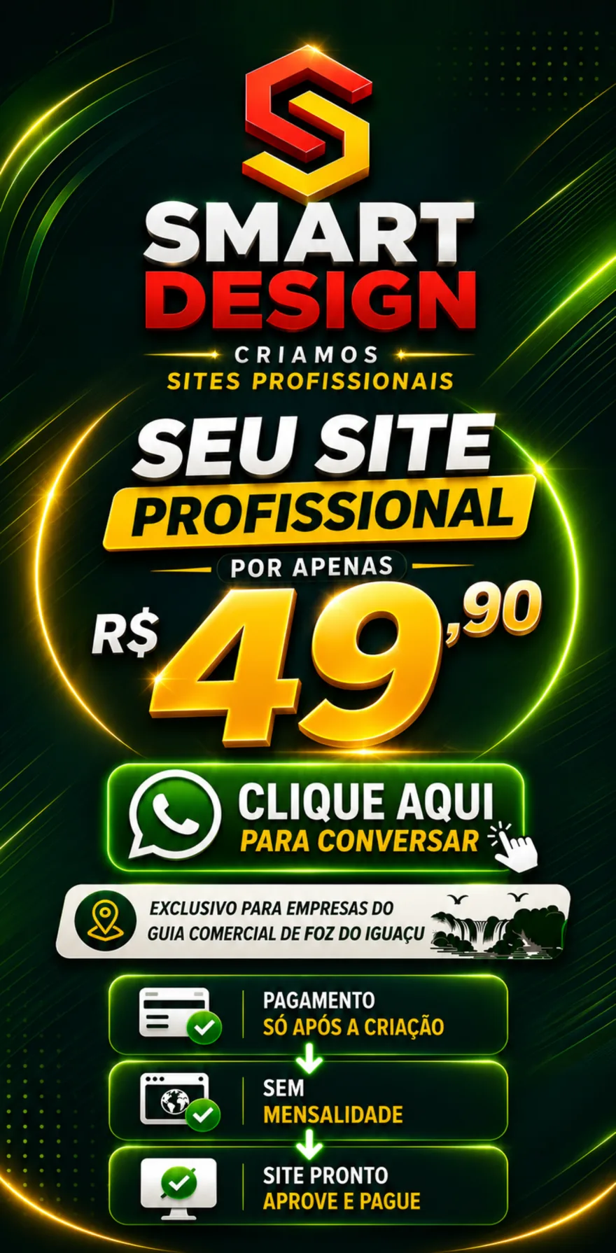 Smart Design — criamos sites profissionais por R$ 49,90. Clique para saber mais.