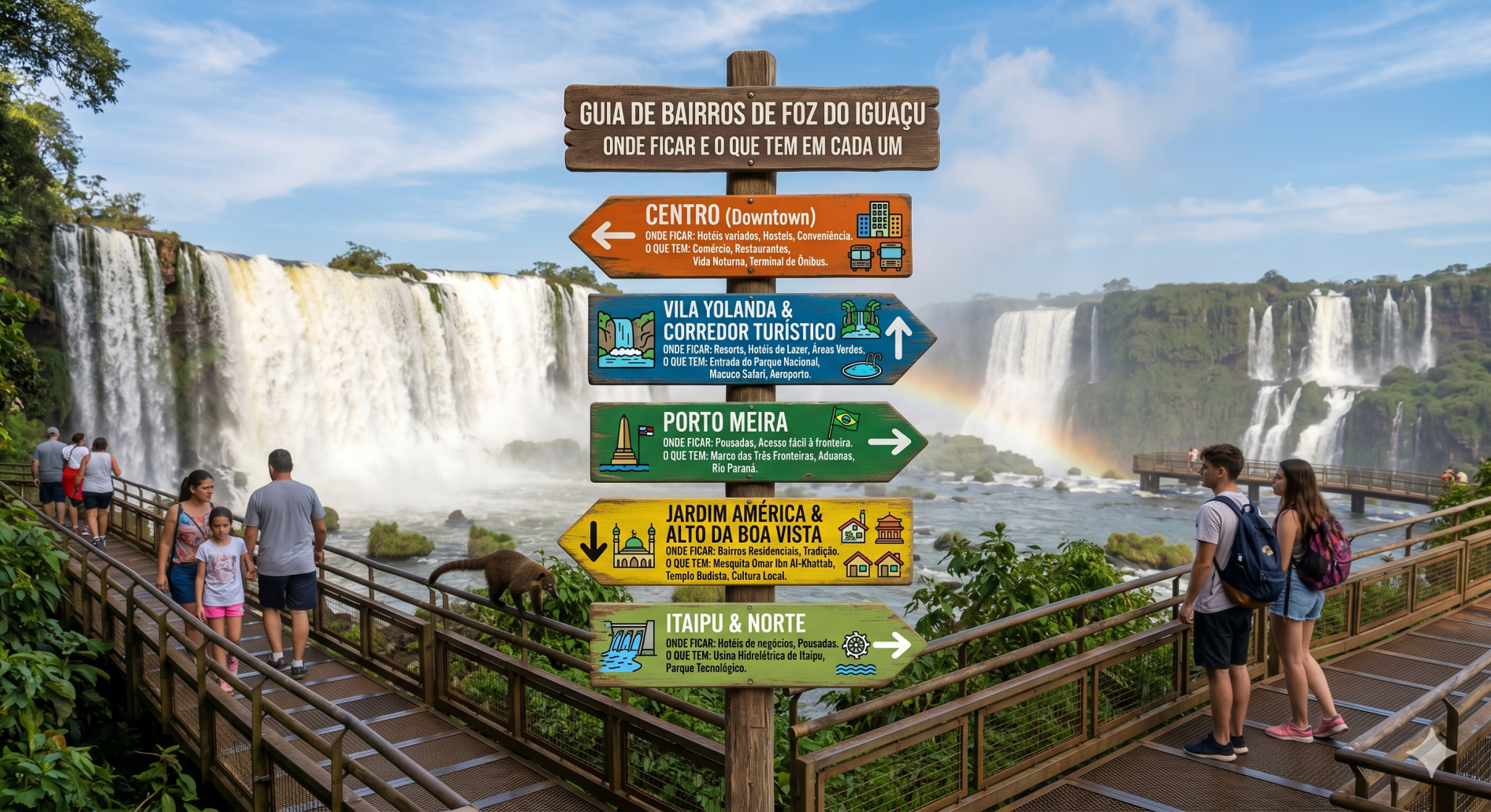 Bairros de Foz do Iguaçu: onde ficar e o que tem em cada um