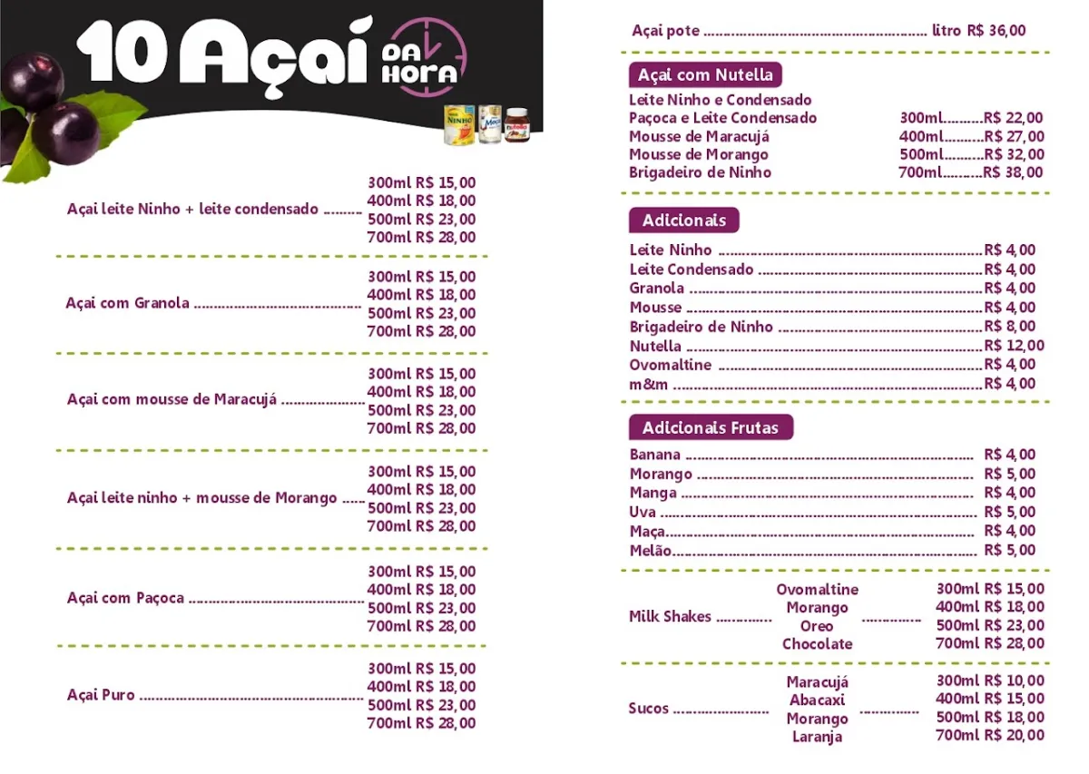 Foto de 10 açaí da hora