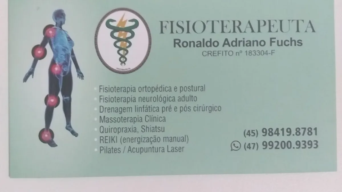 Foto de RONALDO ADRIANO FUCHS - fisioterapia neurofuncional