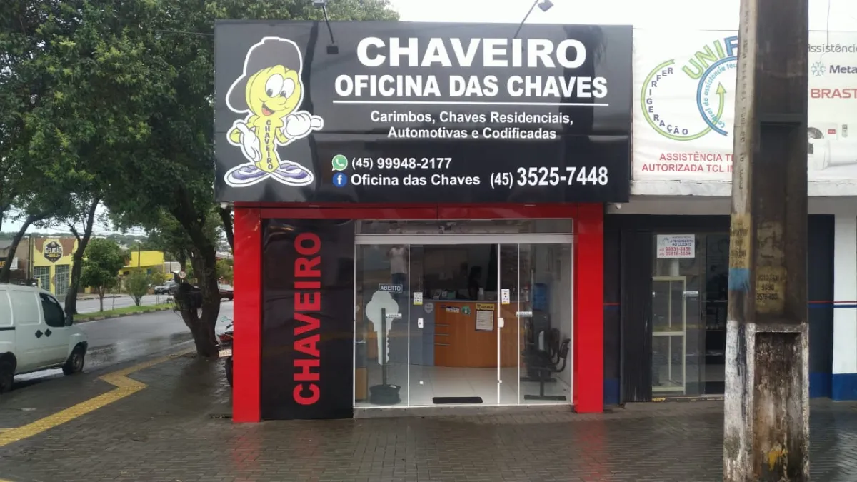 Foto de chaveiro "oficina das chaves" foz do iguaçu