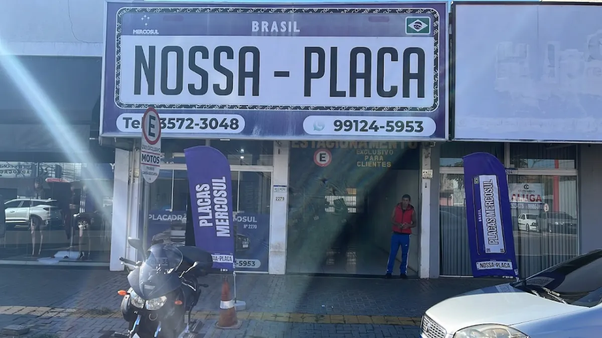 Foto de Placas Mercosul-NOSSA PLACA-Foz