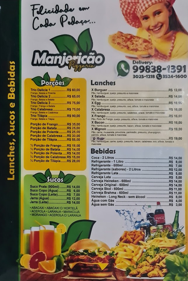 Foto de Manjericão Pizzaria - Pizzas l Massas l Lanches e Hamburguer - em Foz do Iguaçu